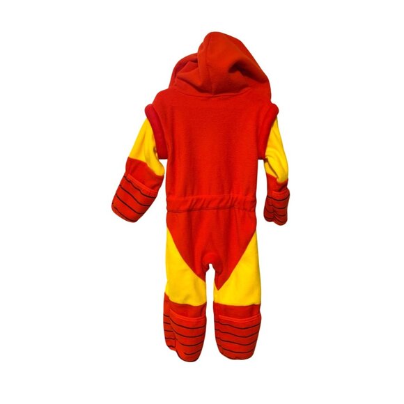 Marvel Cuddle Club Ironman Baby Toddler Sz 18 24 months 1 Piece Full Zip Jumpsui - Picture 3 of 4